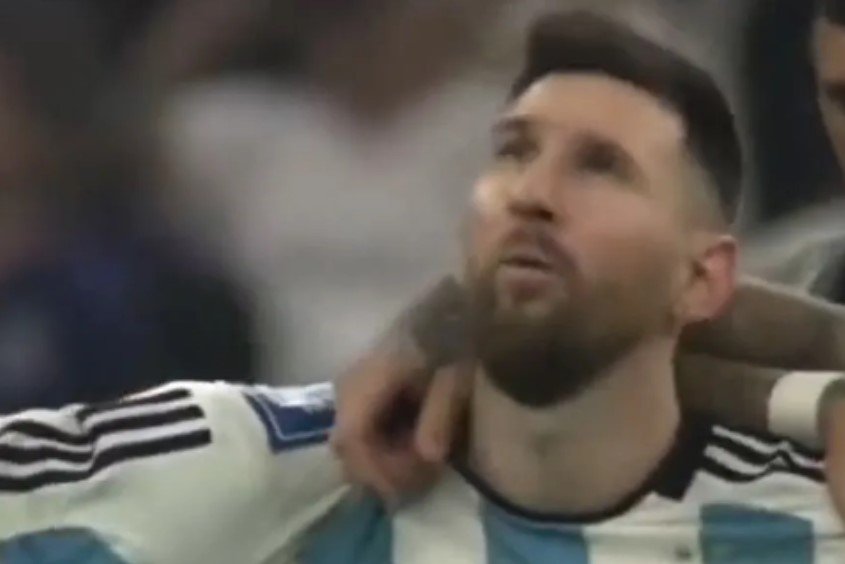 Se conoció que dijo Messi segundos antes del penal de Montiel:  «Puede ser hoy, abu»