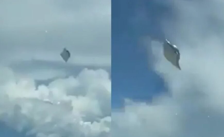 Un piloto filmó a un OVNI pasando muy cerca de su aeronave