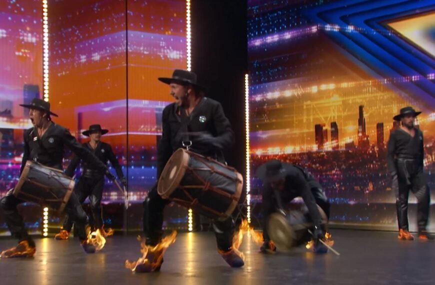 Un grupo argentino bailó malambo, deslumbró al jurado y recibió el botón dorado de Got Talent Estados Unidos