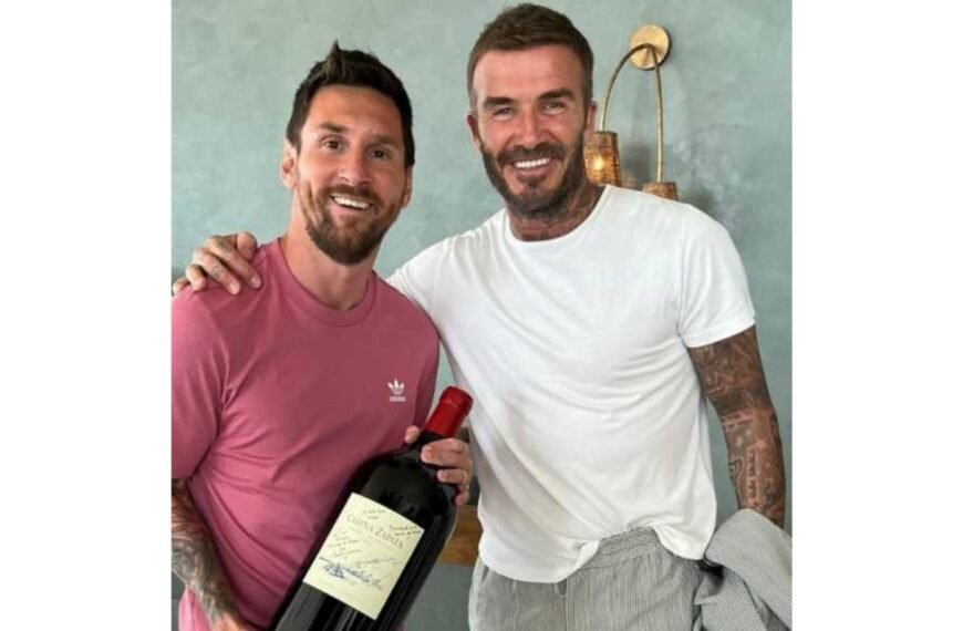 El vino mendocino que Beckham le regaló a Messi y la emoción de la dueña de la bodega