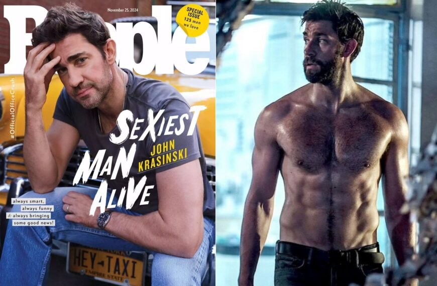 La revista People nombró a John Krasinski (45) como «hombre más sexy del mundo»
