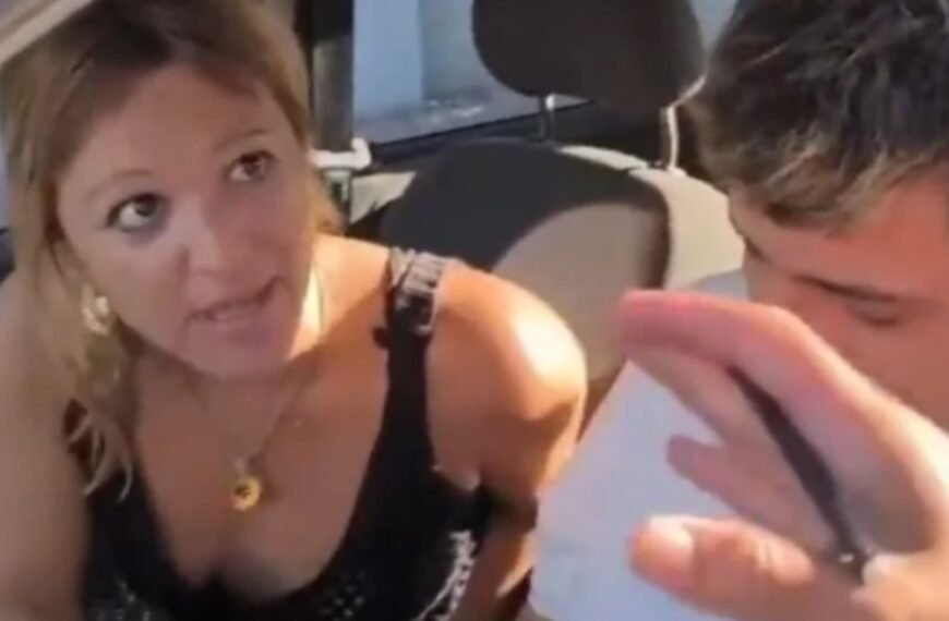 -VIDEO-«Soy prima del gobernador» le dijo al inspector de tránsito, se fugaron y quedaron detenidos