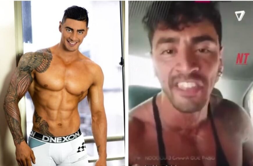 -IMPACTANTE VIDEO- Es influencer y fisioculturista: filmó en vivo su detención y terminó en el neuro psiquiátrico