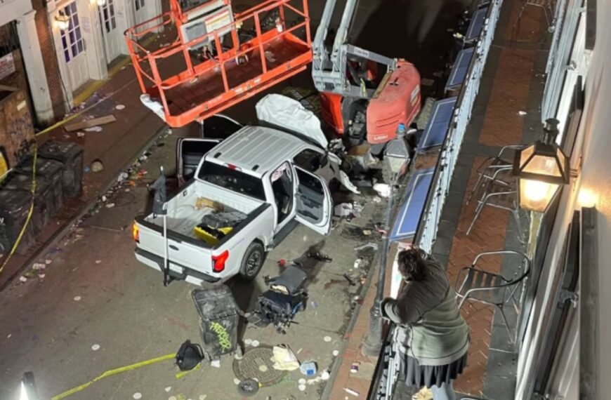Un atentado terrorista en Nueva Orleans dejó al menos 10 muertos y 30 heridos durante los festejos de Año Nuevo