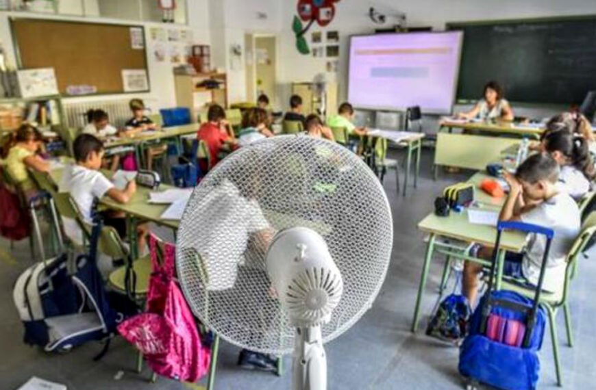 Por posibles golpes de calor en los niños, una provincia retrasó el inicio de clases hasta marzo