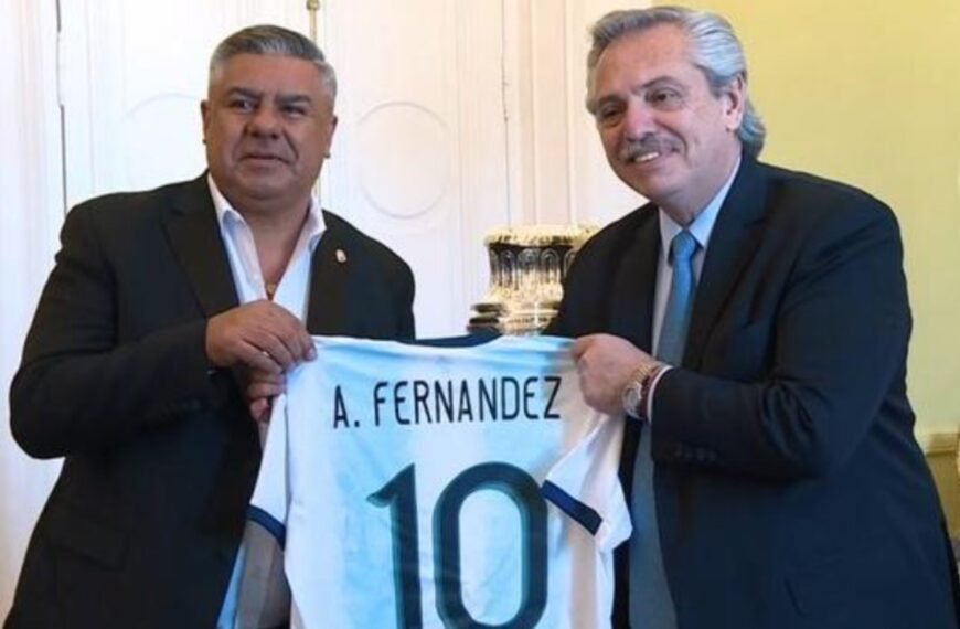 Alberto Fernández respaldó al «Chiqui» Tapia y defendió el título de Rosario Central