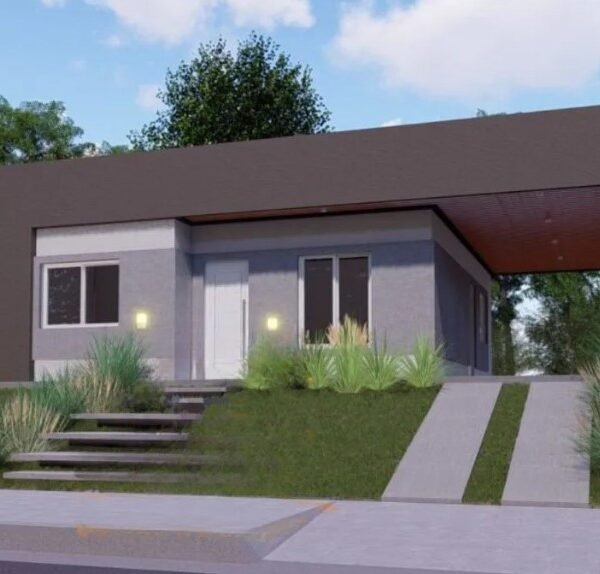 Tres habitaciones y una belleza: la casa prefabricada que se entrega en 30 días y cuesta 12.745 dólares, furor en Mendoza