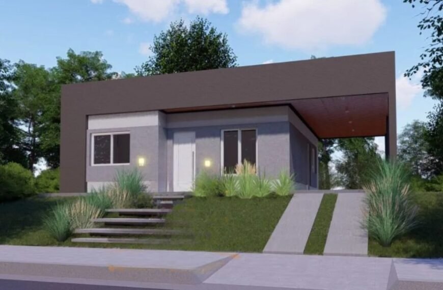 Tres habitaciones y una belleza: la casa prefabricada que se entrega en 30 días y cuesta 12.745 dólares, furor en Mendoza