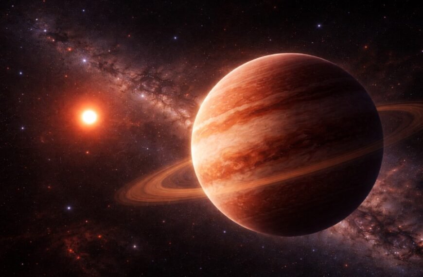 Astrónomos y científicos asombrados: descubren una estrella pequeña acompañada de un planeta gigante