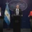 Adorni reapareció en una conferencia de prensa junto a Caputo y Monteoliva