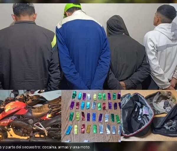 Tiros y piedras entre vecinos destaparon un aguantadero de armas, cocaína y motos robadas en Maipú