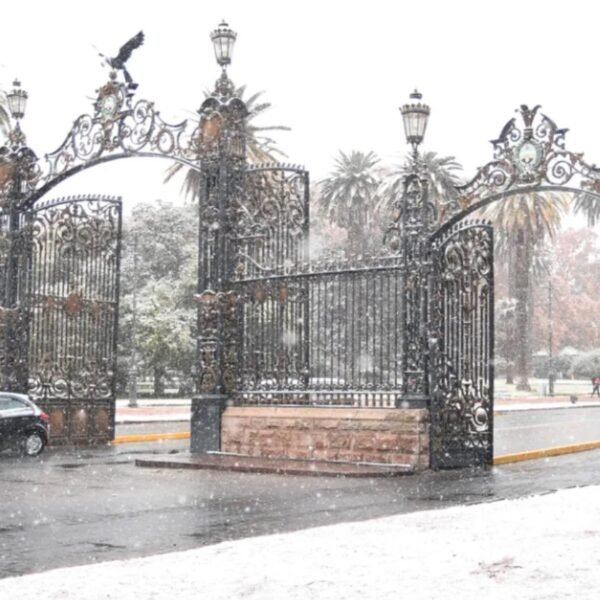 ¿Nieva en la Ciudad de Mendoza este sábado?