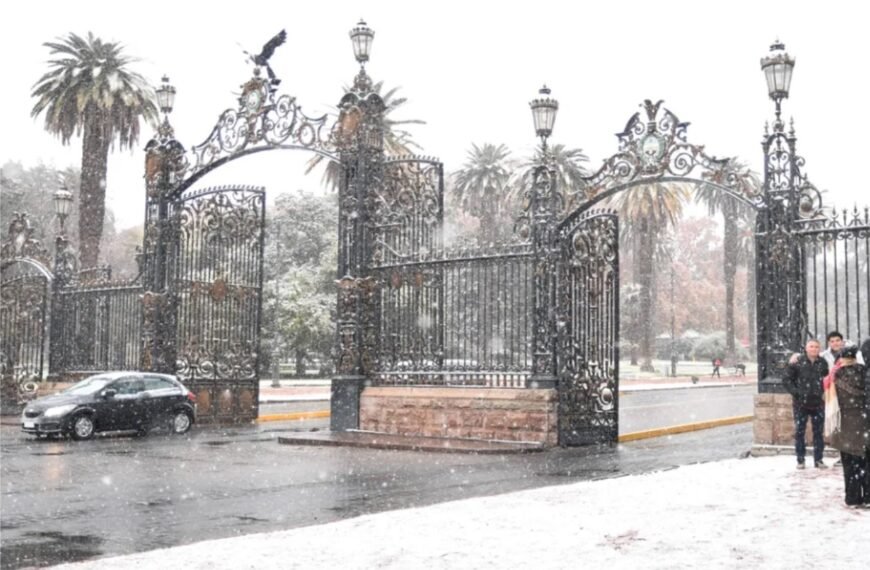 ¿Nieva en la Ciudad de Mendoza este sábado?