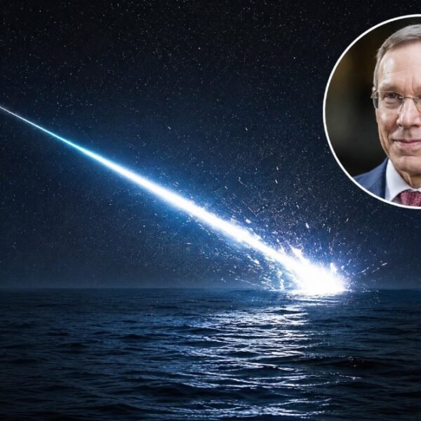 Avi Loeb asegura que un misterioso meteorito interestelar ha caído frente a la costa de Argentina