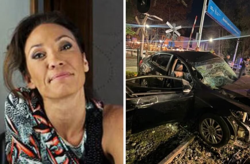 A los 54 años murió Ernestina País cuando un tren arrolló su auto: la secuencia fue captada por las cámaras 