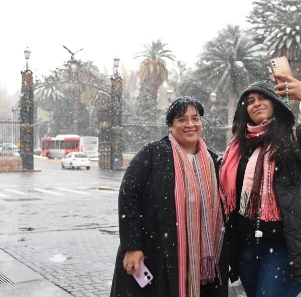Alerta por una ola polar en Mendoza con nieve en el llano y fríos extremos