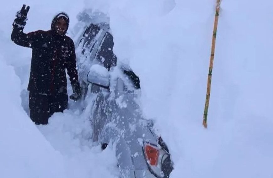 Las espectaculares imágenes del gran temporal de nieve en Mendoza