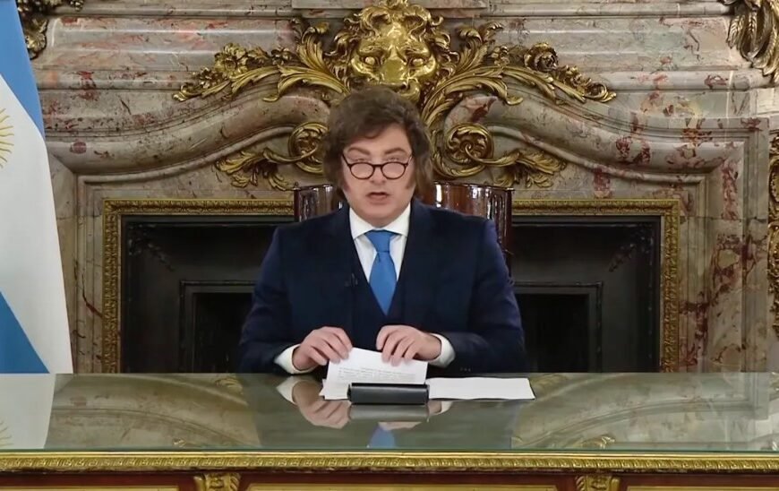 Javier Milei presentó las reformas en la Carta Orgánica del Banco Central