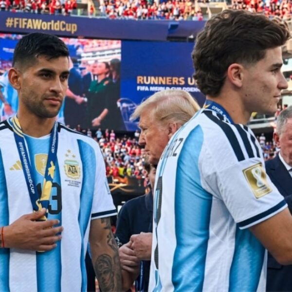 Lo que no se vio: Cuti Romero le negó el saludo a Trump en la entrega de medallas