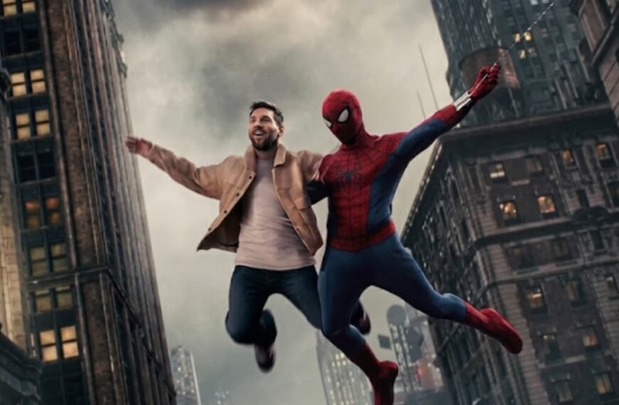 Messi llegó a «Spider-Man: Un Nuevo Día», el video que promociona Marvel con Tom Holland