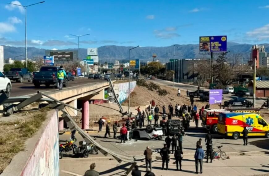 Las fotos y video de la tragedia en el Acceso Este en donde murió un padre de familia