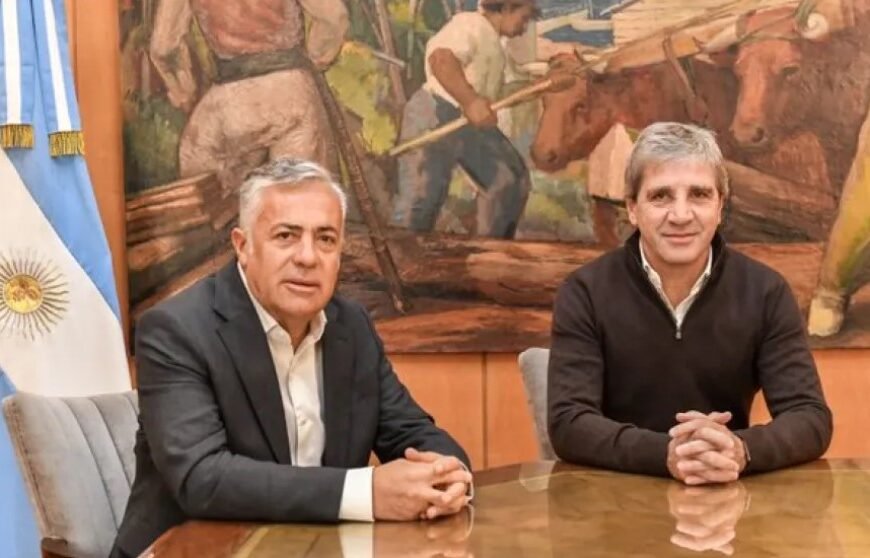 Con la venia de Caputo, Mendoza recibirá un préstamo de US$85 millones: a qué será destinado
