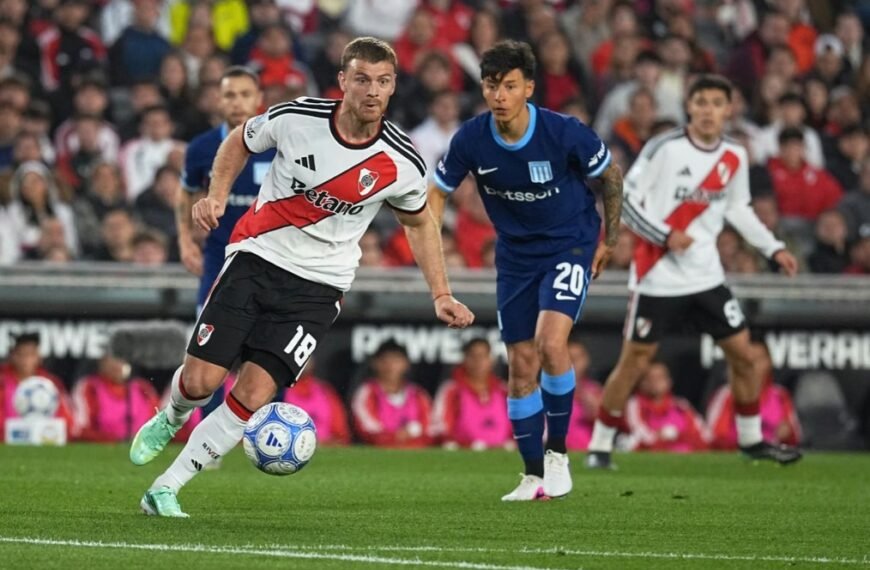 River le ganó a Racing antes del Superclásico y se acercó a los playoffs del Clausura