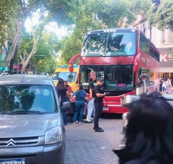 Accidente y muerte de una niña de 2 años en pleno centro: imputaron a la chofer del micro por homicidio culposo agravado