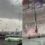 Impactantes videos: Caída de granizo, fuertes tormentas y hasta un tornado castigaron a Santiago de Chile